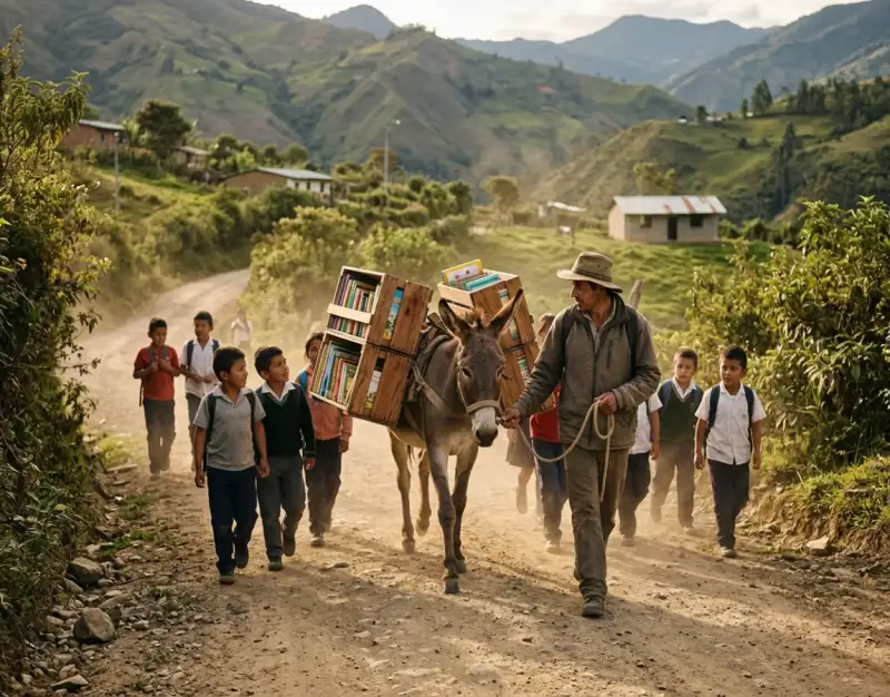Global Goodness: The Incredible Story of the Library That Travels by Donkey