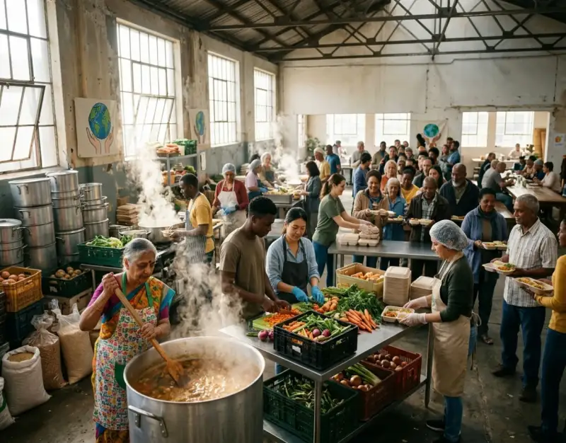 Global Goodness: 7 Inspiring Community Kitchens Feeding Millions Across Continents