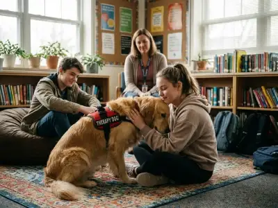 Therapy Dogs in Schools: How Canine Companions Are Lowering Student Anxiety