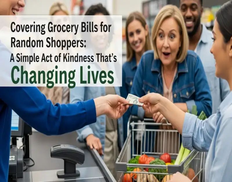 Covering Grocery Bills for Random Shoppers: A Simple Act of Kindness That’s Changing Lives